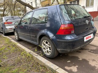 1998 Volkswagen Golf IV, синий, 365000 рублей, вид 3