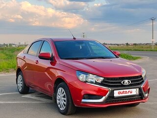2017 Lada (ВАЗ) Vesta I, красный, 650000 рублей, вид 3