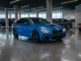 2017 BMW 4 серии 420d xDrive F32/F33/F36 Рестайлинг, синий, 3030000 рублей, вид 2