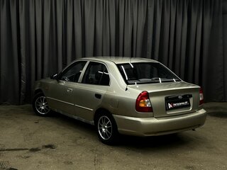 2004 Hyundai Accent ТагАЗ II, бежевый, 139888 рублей, вид 4