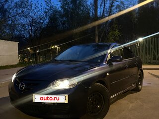 2008 Mazda 3 I (BK) Рестайлинг, синий, 400000 рублей, вид 1