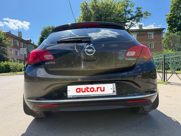 2013 Opel Astra J Рестайлинг, чёрный, 570000 рублей - вид 5