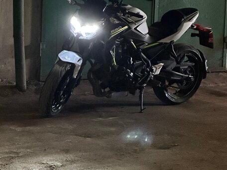 2020 Kawasaki Z 650, белый, 660000 рублей, вид 3