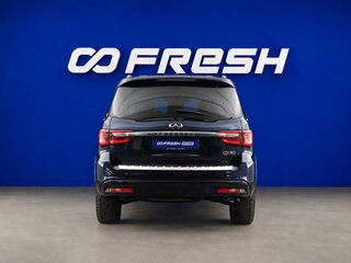 2018 Infiniti QX80 I Рестайлинг 2, синий, 3999333 рублей, вид 4