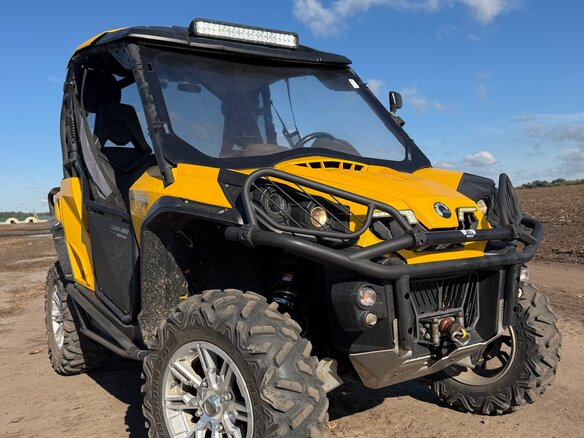 2012 BRP Can-Am Commander 1000, жёлтый, 960000 рублей - вид 2