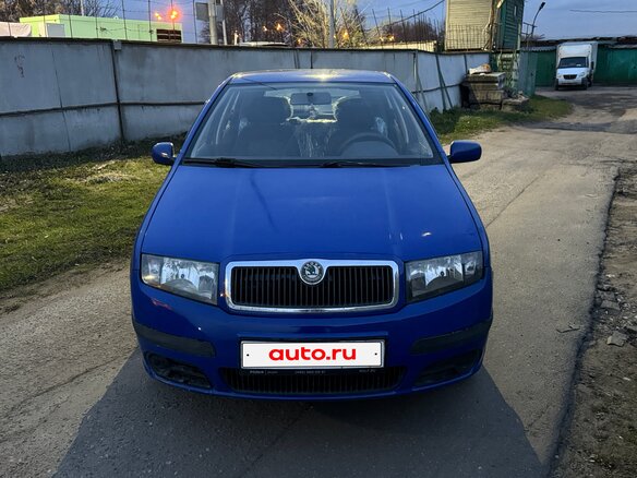 2007 Skoda Fabia I Рестайлинг, синий, 290000 рублей