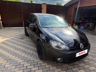 2011 Volkswagen Golf VI, чёрный, 580000 рублей, вид 3