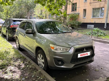 2013 Mitsubishi ASX I Рестайлинг, серый, 970000 рублей, вид 1