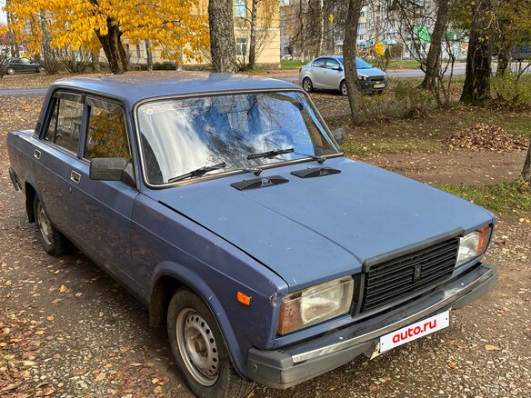 2007 Lada (ВАЗ) 2107, синий, 160000 рублей - вид 2