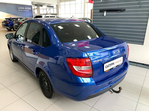 2022 Lada (ВАЗ) Granta I Рестайлинг, синий - вид 7