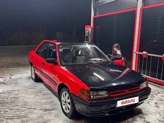 1992 Mazda 323 IV (BG), красный, 65000 рублей, вид 1
