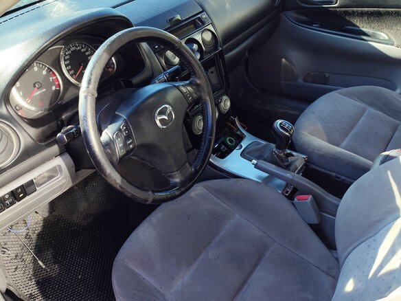 2004 Mazda 6 I (GG), чёрный, 180000 рублей - вид 4