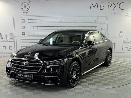 2021 Mercedes-Benz S-Класс 450 Long 4MATIC VII (W223), чёрный, 19499000 рублей, вид 1
