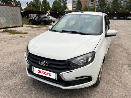 2021 Lada (ВАЗ) Granta I Рестайлинг, белый, 640000 рублей, вид 3