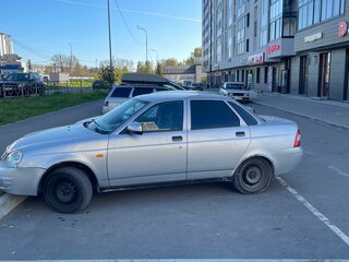 2008 Lada (ВАЗ) Priora I, серый, 370000 рублей, вид 5