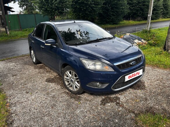 2009 Ford Focus II Рестайлинг, синий - вид 1
