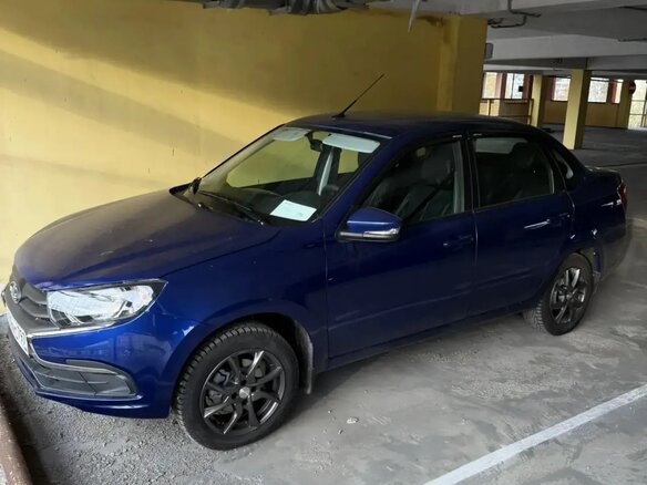 2024 Lada (ВАЗ) Granta I Рестайлинг, синий, 1100000 рублей - вид 3