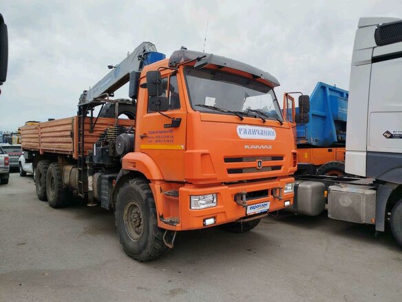 2020 КамАЗ 43118, оранжевый, 7000000 рублей - вид 1