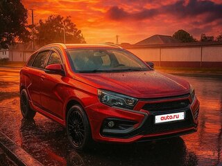 2018 Lada (ВАЗ) Vesta SW I, красный, 880000 рублей, вид 1