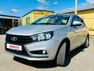 2018 Lada (ВАЗ) Vesta I, серебристый, 870000 рублей, вид 1