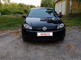 2012 Volkswagen Golf VI, чёрный, 790000 рублей, вид 3