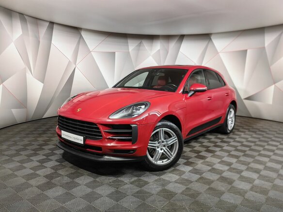 2020 Porsche Macan I Рестайлинг, красный