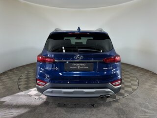 2019 Hyundai Santa Fe IV, синий, 2650000 рублей, вид 3