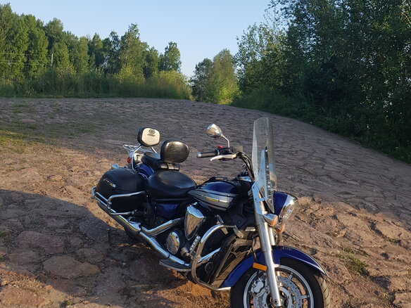 2009 Yamaha XVS1300, синий, 800000 рублей - вид 7