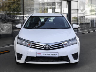2013 Toyota Corolla XI (E160, E170, E180), белый, 949000 рублей, вид 2
