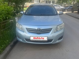 2008 Toyota Corolla X (E140, E150), голубой, 630000 рублей, вид 1