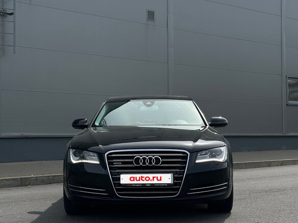 2014 Audi A8 Long III (D4), чёрный, 1850000 рублей