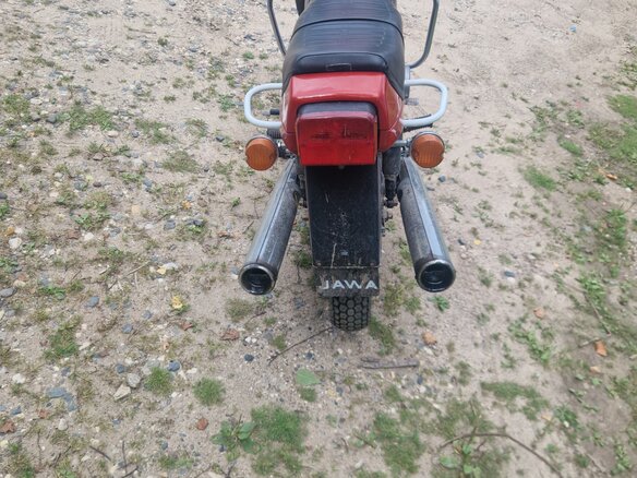 1989 Jawa 350/638, красный, 130000 рублей - вид 5