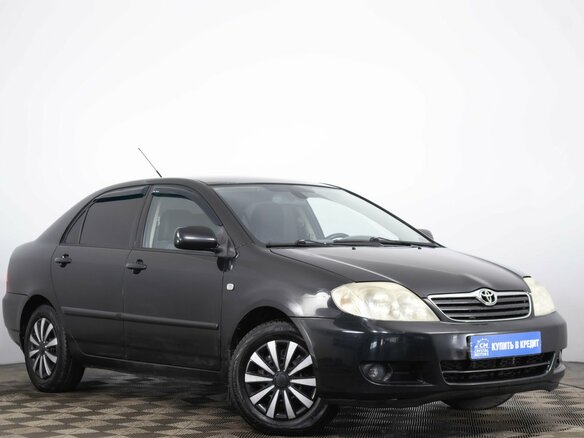 2005 Toyota Corolla IX (E120, E130) Рестайлинг, чёрный