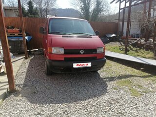 2002 Volkswagen Transporter Long T4, красный, 700000 рублей, вид 2