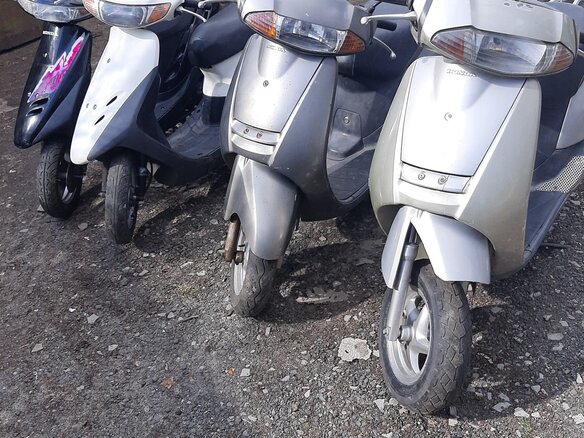 2001 Honda Lead 50, серебристый, 42000 рублей - вид 3