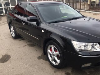 2008 Hyundai Sonata V (NF) Рестайлинг, чёрный, 819000 рублей, вид 2