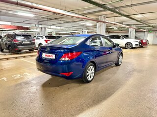 2015 Hyundai Solaris I Рестайлинг, синий, 980000 рублей, вид 4