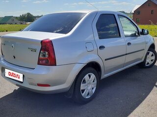 2012 Renault Logan I Рестайлинг, серебристый, 458000 рублей, вид 4