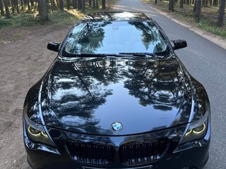 2005 BMW 6 серии 645i II (E63/E64), чёрный, 1100000 рублей, вид 1