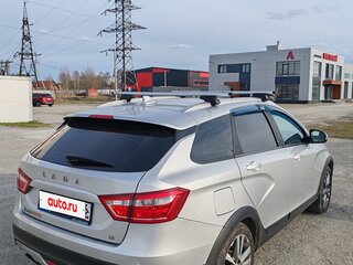 2019 Lada (ВАЗ) Vesta SW Cross I, серый, 1150000 рублей, вид 4