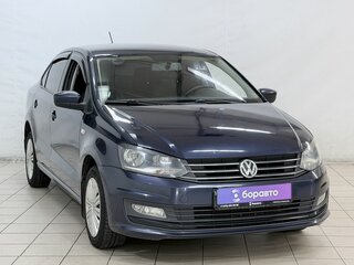 2015 Volkswagen Polo V Рестайлинг, синий, 899000 рублей, вид 2