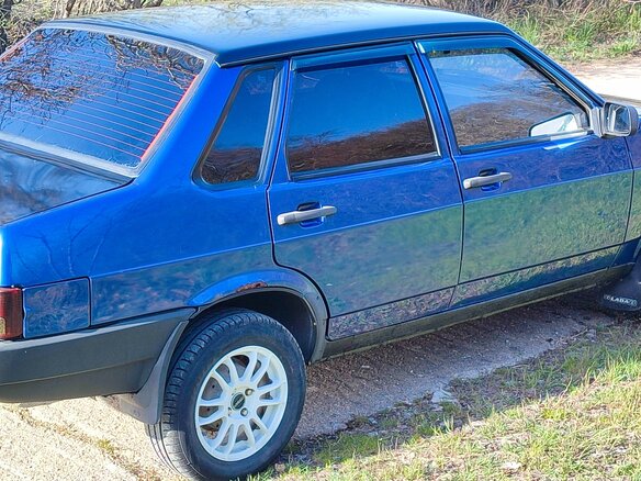 2006 Lada (ВАЗ) 21099, синий, 190000 рублей - вид 6