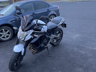 2012 Kawasaki ER-6N, белый, 490000 рублей, вид 4