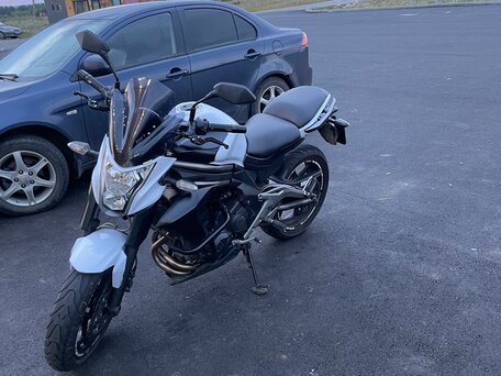 2012 Kawasaki ER-6N, белый, 490000 рублей, вид 4