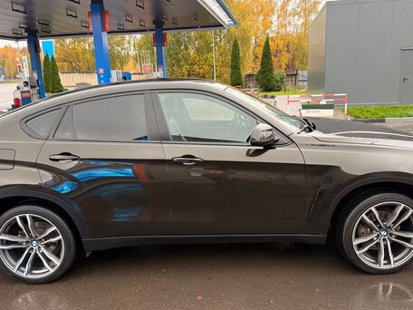 2015 BMW X6 30d II (F16), коричневый, 3500000 рублей, вид 4