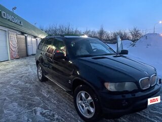 2002 BMW X5 3.0i I (E53), чёрный, 950000 рублей, вид 1