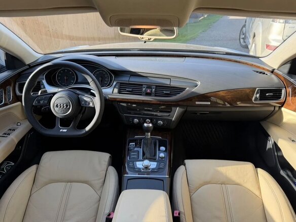 2015 Audi A7 I (4G) Рестайлинг, белый, 2300000 рублей - вид 9