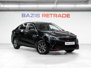 2022 Kia Rio IV Рестайлинг, чёрный, 1580000 рублей, вид 3
