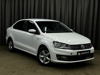 2016 Volkswagen Polo V Рестайлинг, белый, 509900 рублей, вид 3