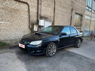2007 Subaru Impreza WRX II Рестайлинг 2, чёрный, 900000 рублей, вид 1